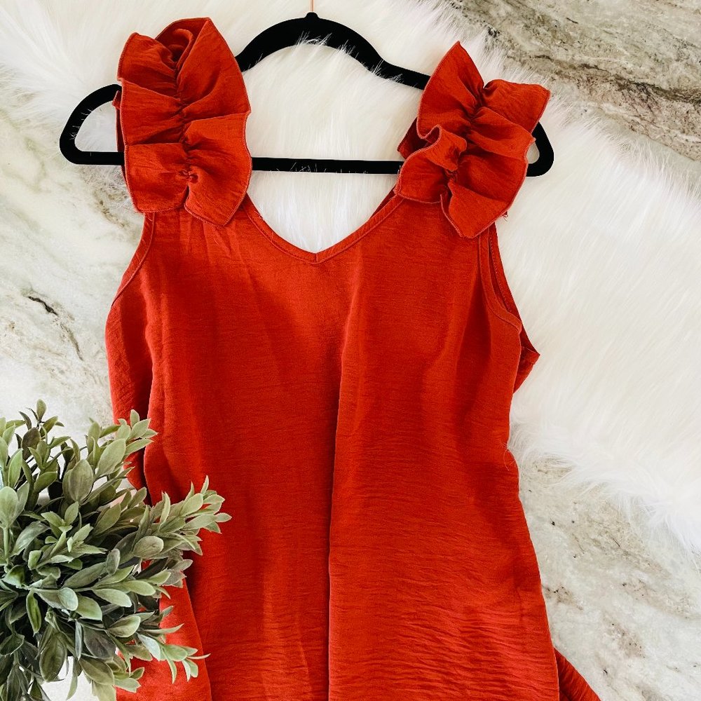 Entro Ruffle Sleeve Blouse - Picture 2 of 3